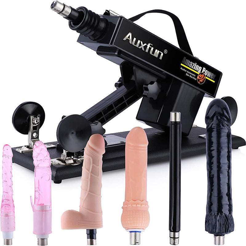 Lurevibe - Automatic Sex Machine Sex Toys,Thrusting Machines for Men Women,Love Machine Device Gun with 6 Attachments