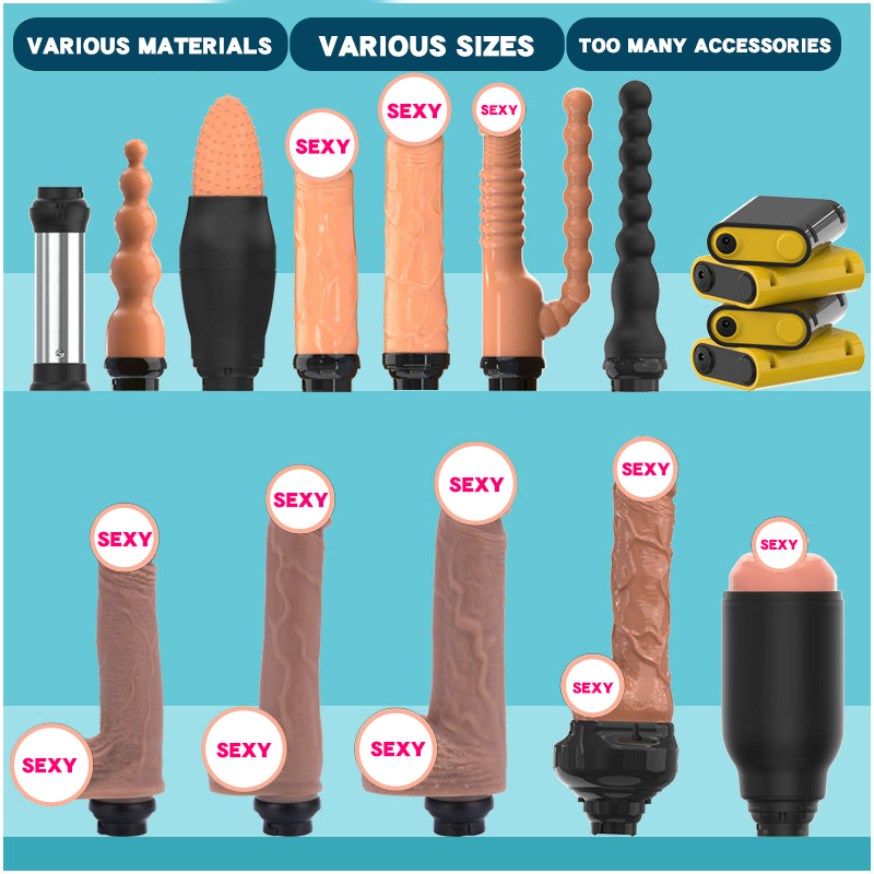 Leather Bag Sex Machine 1.0 And Pillow Dildo Machine Accessories