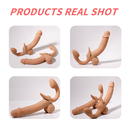 Lurevibe - Double-Ended Dildos Female 10 Frequency Variable Sex Machine Clitoris Vibrator