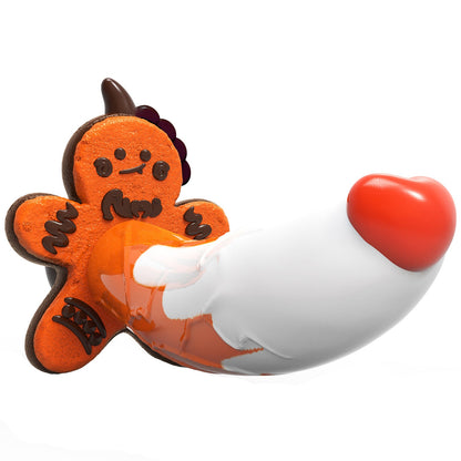 AIMITEX Gingerbread Man Dildo Suction Cup Manual Masturbator