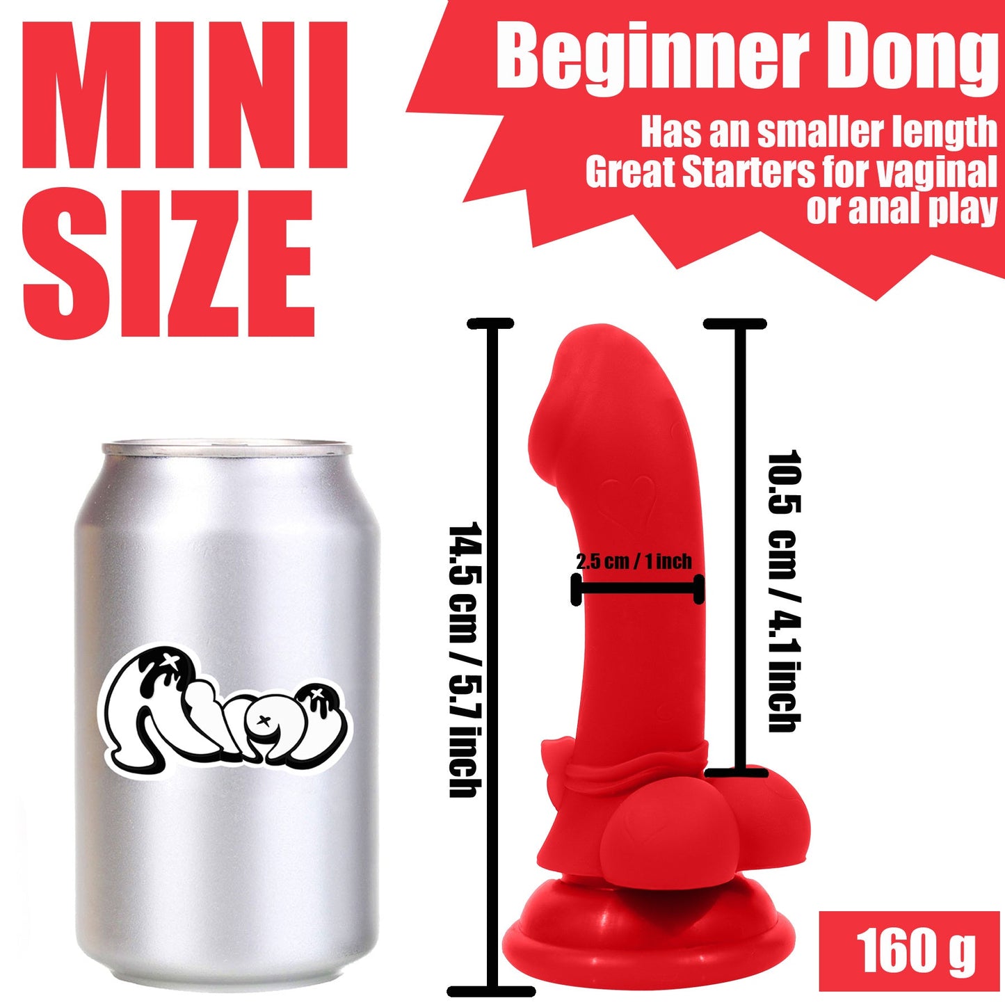 AIMITEX Mini Bowknot Cute Dildo Female Masturbator