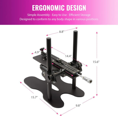 Automatic Sex Machine Gun Realistic Dildo 120W Powerful 360° Adjustable with 1 Remote Control