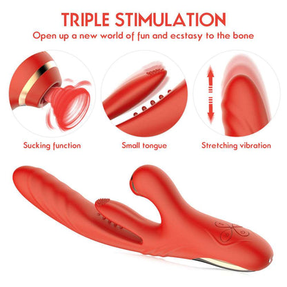 Lurevibe - 7-Frequency Expansion Suction Pulsation Female Vibrator