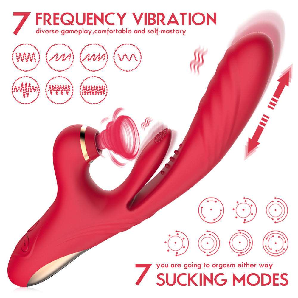 Lurevibe - 7-Frequency Expansion Suction Pulsation Female Vibrator