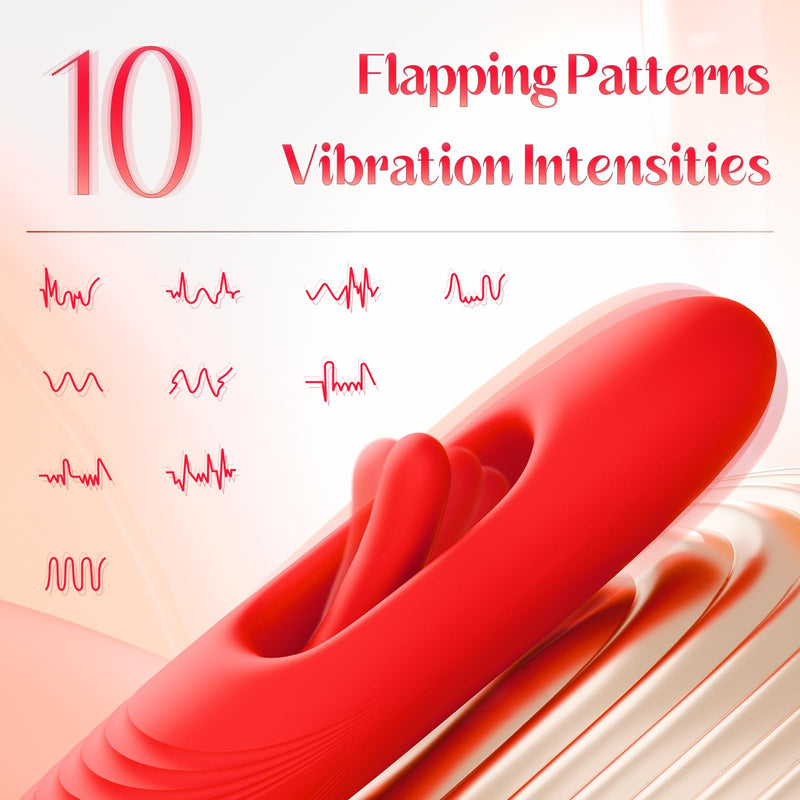 Lurevibe - Rose Muncher Lippenzungen-Saugvibrator mit klopfendem Dildovibrator 