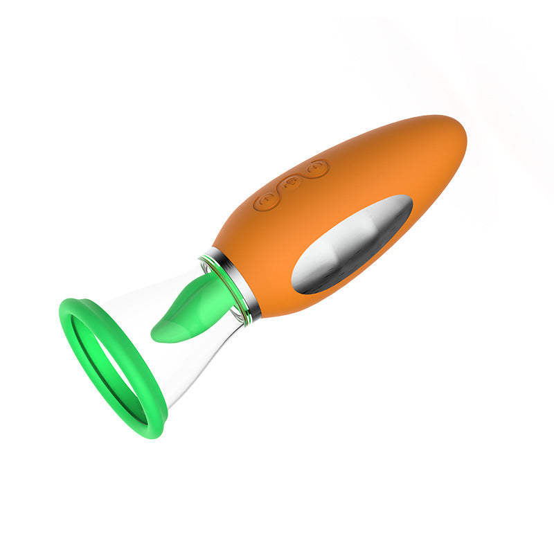 Lurevibe - Carrot Vibrator Female Masturbator Vibration Av Automatic Heating Sucking Tongue Licker Pluggable