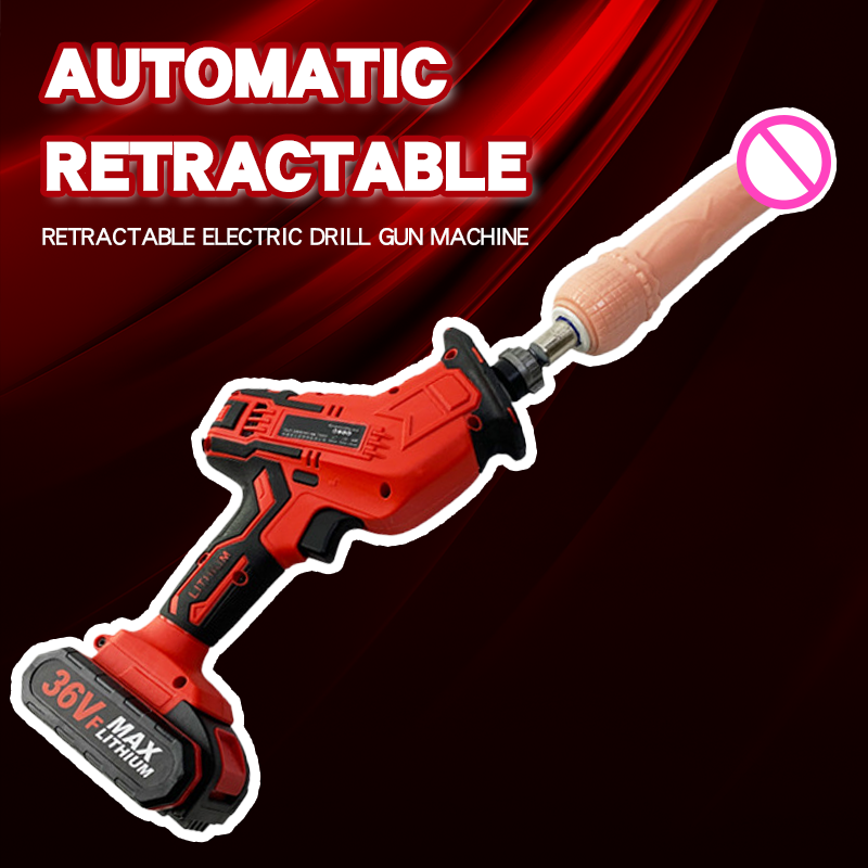 Automatic Retractable Electric Drill Dildo Machine